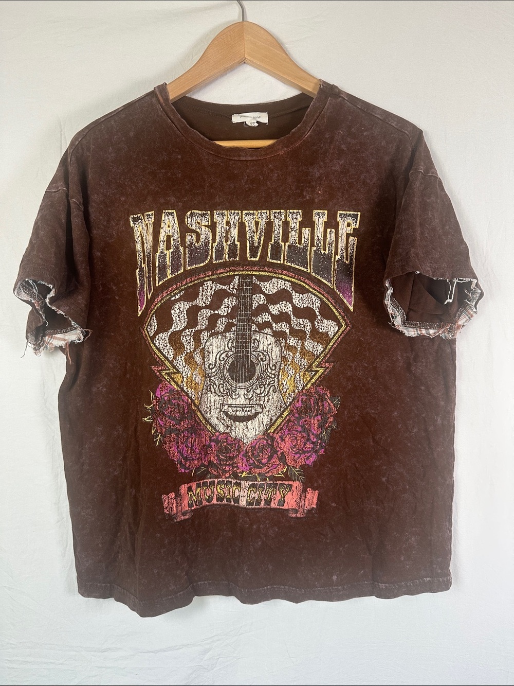 Nashville Graphic Tee - Brown Short Sleeve Crew